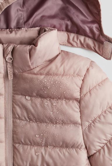 Дитяча демісезонна стьобана куртка для дівчинки H&M 98-104 см Рожева (26040701B) | Зображення 5