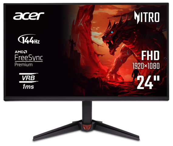 Монiтор 23.8" Acer Nitro VG240YP6bip (UM.QV0EE.609) Black