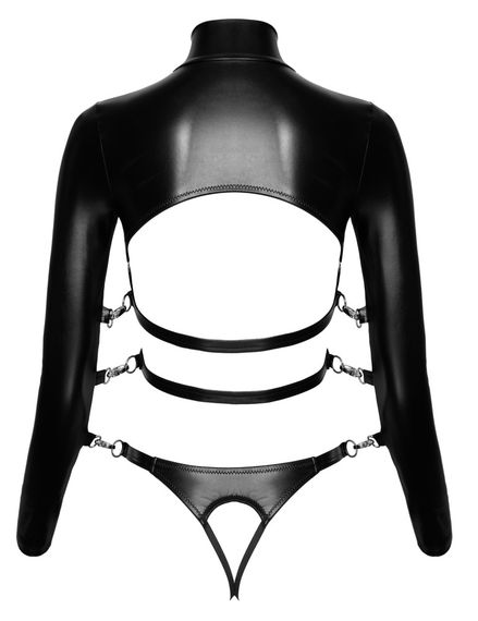 Боді - 2480506 Bad Kitty Bondage Body, black S | Зображення 7