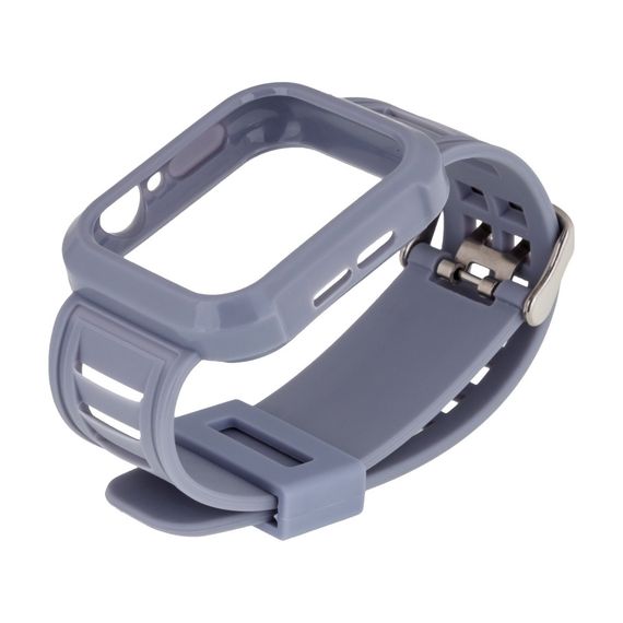 Ремешок для Apple Watch Band Silicone Shine + Protect Case 44mm | Зображення 3