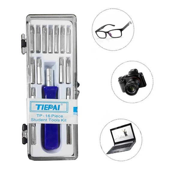 Набор отверток Jackly JK-16 (16 в 1) (узкий, синий) | Зображення 2