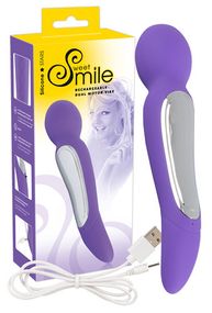 Вибратор 2 в 1 сиреневый sexstyle