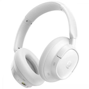 Накладні бездротові навушники Baseus Bass BH1 ANC+ENC+Game Mode (App) (A02037) Starlight Off-White