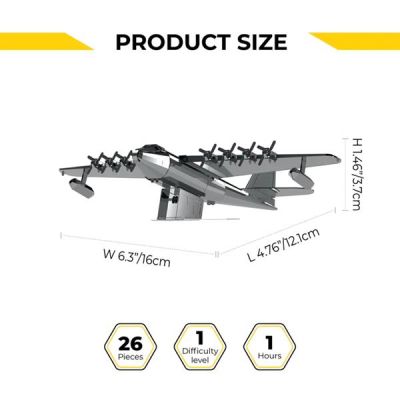 Конструктор Metal Time Коллекционная модель Spruce Goose Airplane Самолет (MT081) | Зображення 1