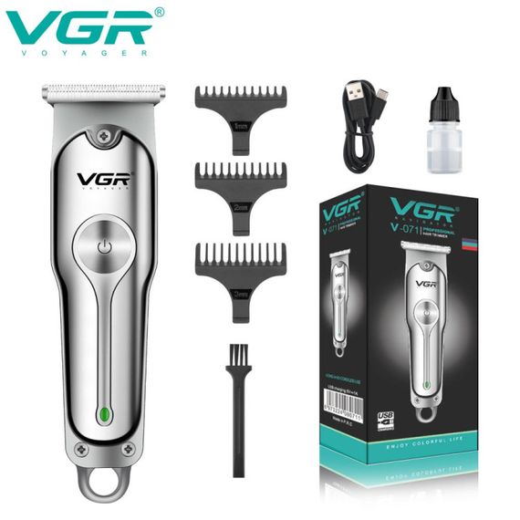 Аккумуляторная машинка для стрижки волос VGR V-071 | Зображення 1