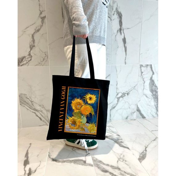 Екошопер Букопт BK4096 Van Gogh Six Sunflowers  чорний | Зображення 3