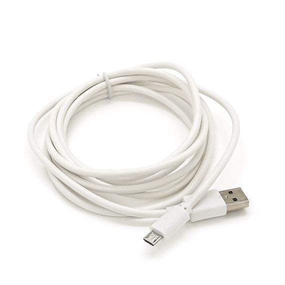 Кабель USB 2.0 (AM/Miсro 5 pin) 2, 0м, білий, Пакет