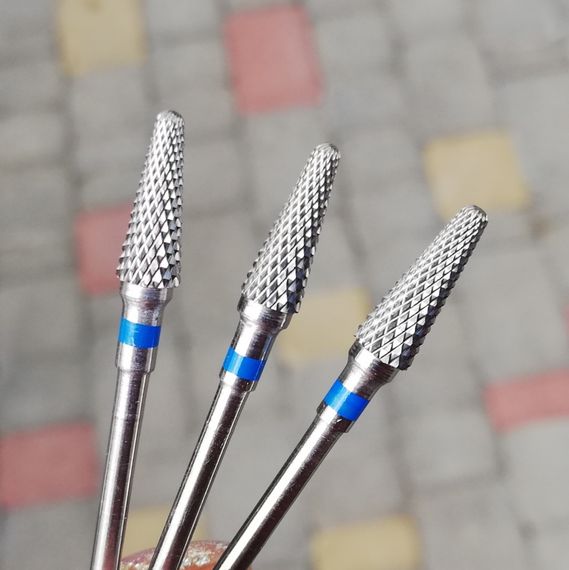 Фреза парасолька твердосплав з синьою насічкою