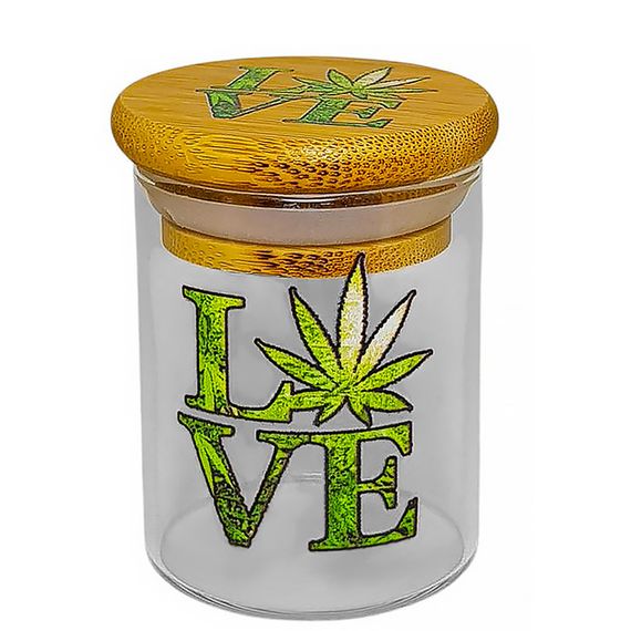 Герметичний Контейнер Скляний Банка "Bamboo glass jars XL"