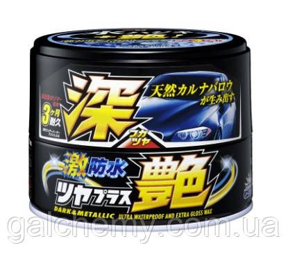 Водовідштовхуючий віск для блиску темних автомобілів Water Block Wax Gloss Type Black ТМ SOFT99