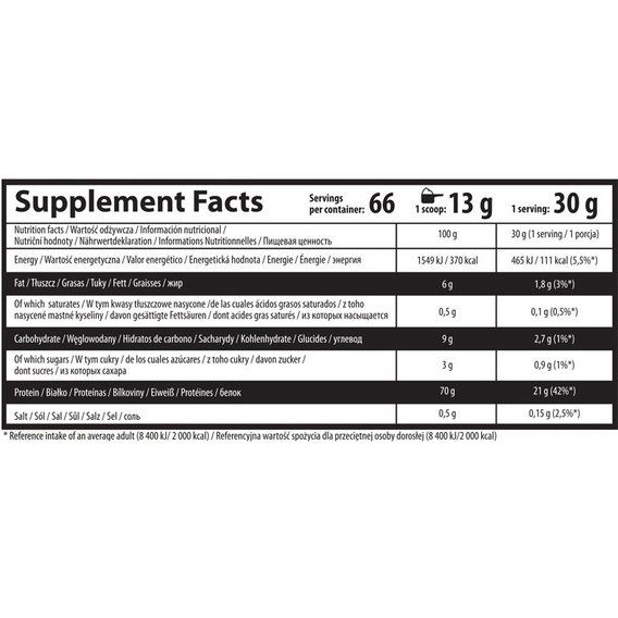 Протеин OstroVit Whey Protein 2000 g /66 servings/ Creme Brulee | Зображення 1
