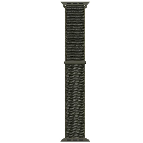 Ремінець Nylon для Apple Watch 38/40/41/42mm(ser.10) Зелений / Cargo Khaki
