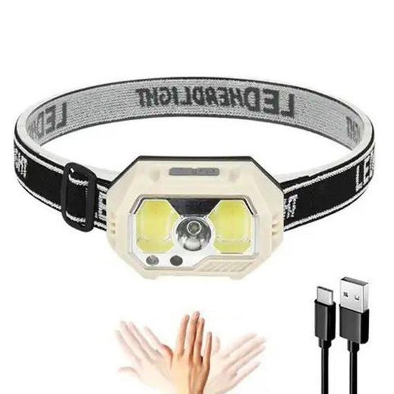 Тактический фонарь на голову SH-S31-XPE+COB(white+red), Яркий светодиодный мощный фонарь SO-41 | Зображення 4