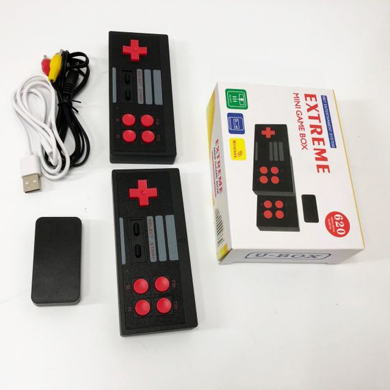 Игровая приставка с беспроводными джойстиками N-22, Ретро игровая приставка приставка денди | Зображення 7