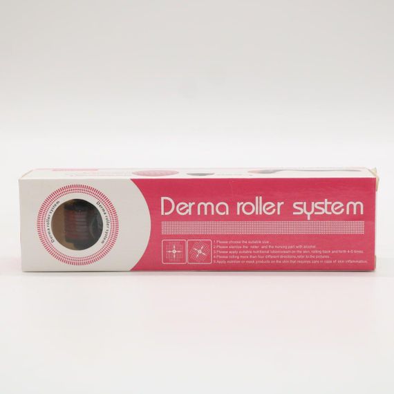 Мезороллер для кожи лица на 540 иголок, DERMA ROLLER / Массажер омолаживающий для лица | Зображення 9