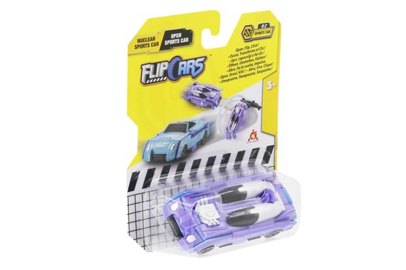 Машинка-трансформер Flip Cars 2 в 1 Атомный спорткар и Спорткар кабриолет (EU463875B-02) | Зображення 4