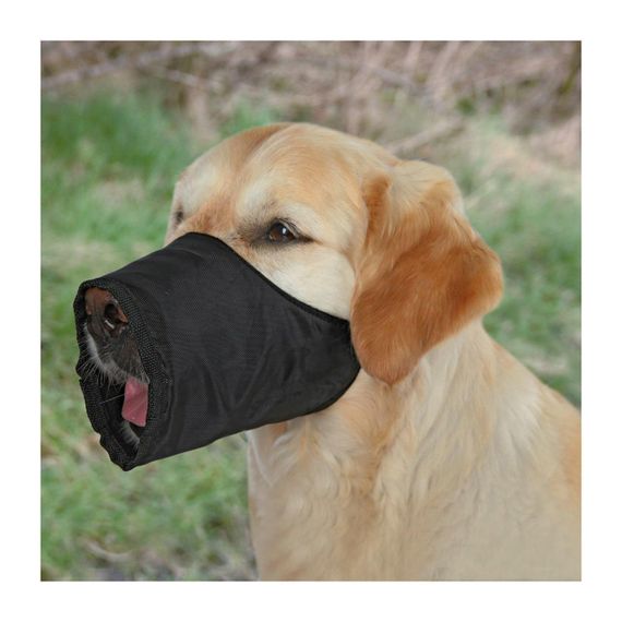 Намордник Trixie поліестеровий XS-S 15 см / 14-28 см (чорний)