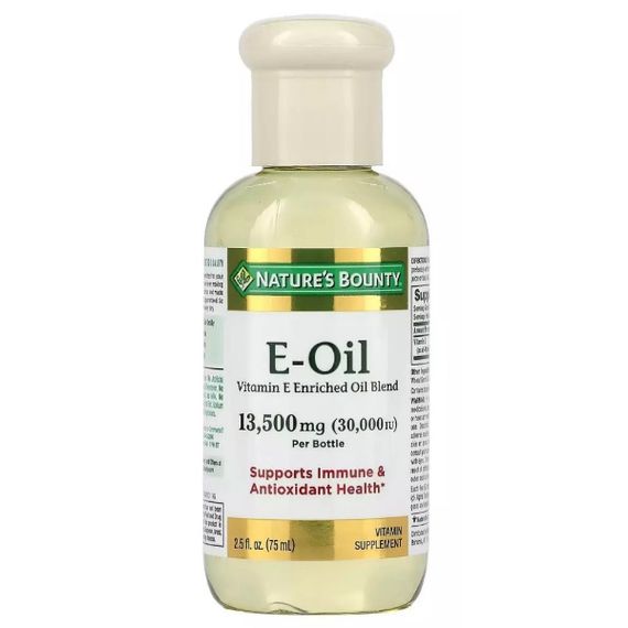 Витамин E Nature's Bounty Vitamin E-Oil 30000 IU 74 ml /296 servings/