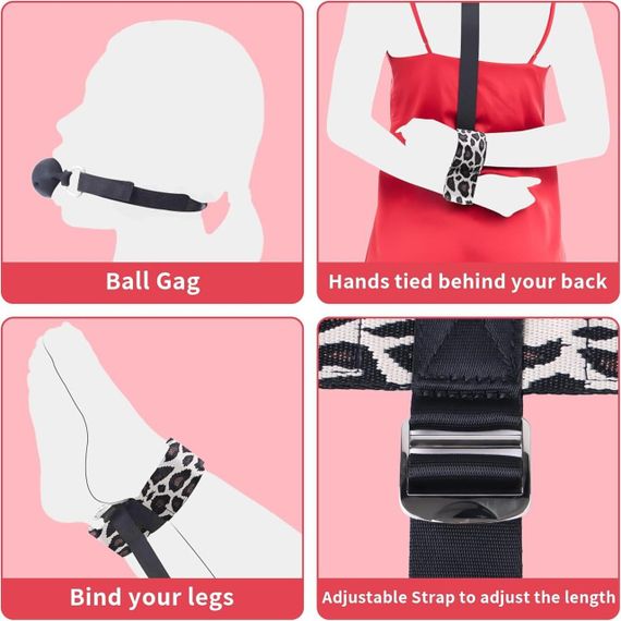 БДСМ-набір LOCKINK YEAHWOW Armbinder Restraint Set Black Sex Aura | Зображення 2