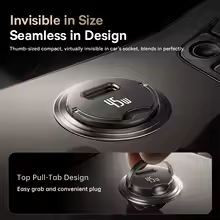 Автомобільний зарядний пристрій Baseus PrimeTrip 45 Вт Швидка зарядка Mini Car Чорний | Зображення 1