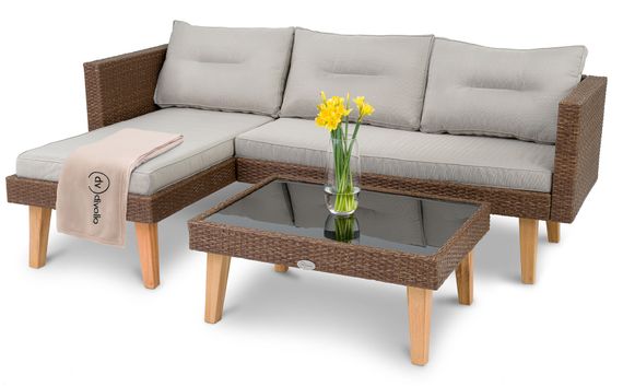 Комплект мебели для сада Di Volio Imola коричневый | Зображення 2