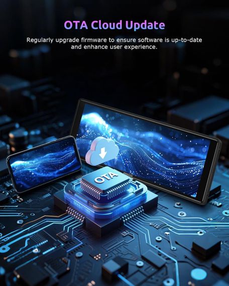 Автомобільний екран ESSGOO 10,26" монітор з CarPlay та Android Auto, дисплей з голосовим помічником, AUX, FM Карплей | Зображення 8