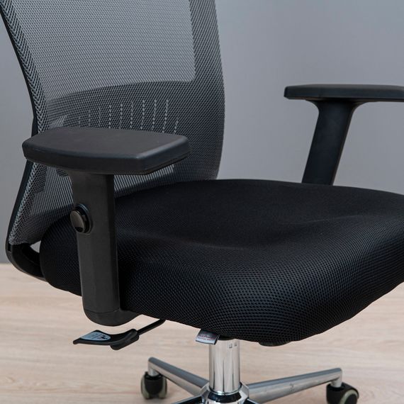 Крісло Експерт Хром M-2 (Anyfix) Сітка сіра | Зображення 9