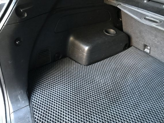 (5 мест) Коврик багажника (EVA, черный) для Chevrolet Captiva 2006-2019 гг | Зображення 1