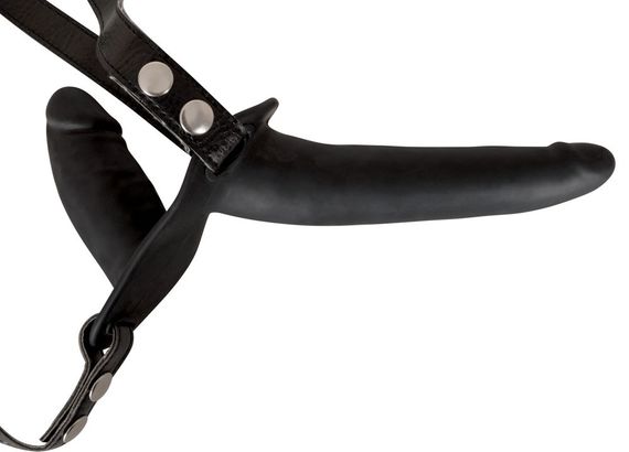 Страпон - Double Strap On Black Silicone sexstyle | Зображення 3