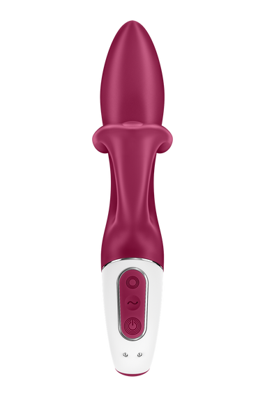 Гибкий двойной вибратор SATISFYER EMBRACE ME бордовый sexstyle | Зображення 4