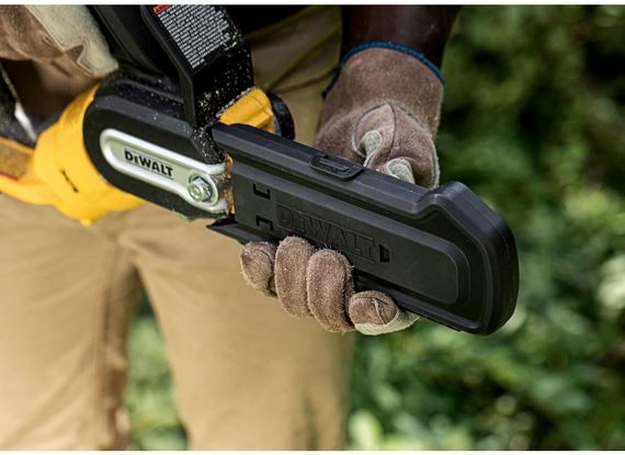 Міні-пила ланцюгова акумуляторна безщіткова Довжина шини 20 см DeWALT DCMPS520P1 | Зображення 9