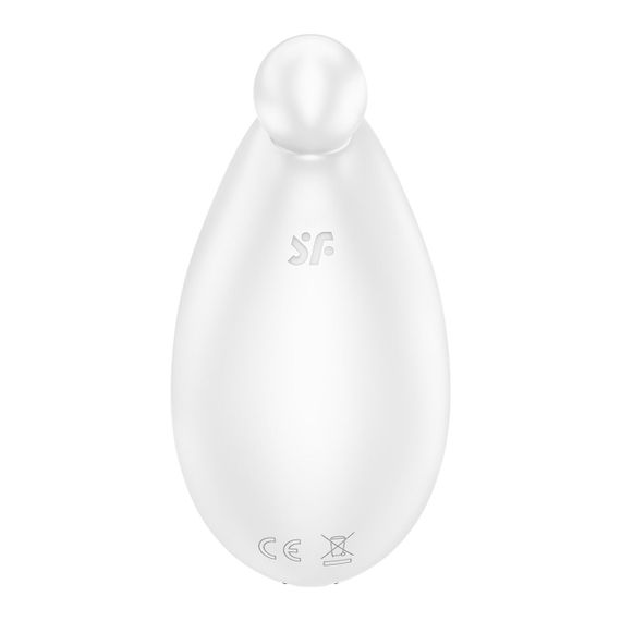 Вібратор для зовнішньої стимуляції Satisfyer Spot On 2 White, дуже потужний, гнучкий відросток | Зображення 4