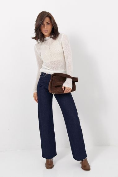 Жіночі джинси Zara Wide Leg - темно-синій цвет, 38р (є розміри) | Зображення 2