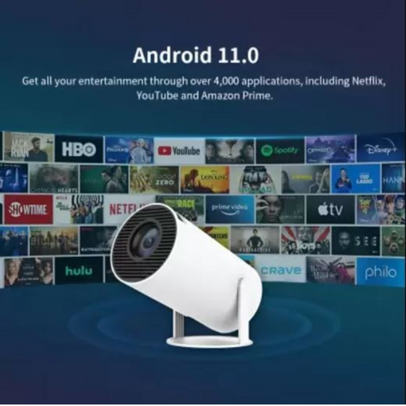 Проектор смарт із пультом Magcubic HY300 портативний смарт LED проектор для домашнього кінотеатру