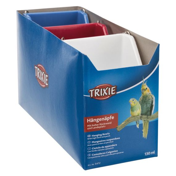 Годівниця Trixie для птахів підвісна з кріпленням пластик 130 мл 8х7 см | Зображення 4