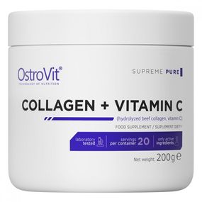 Колаген Collagen + Vitamin C 200 g (Black currant)