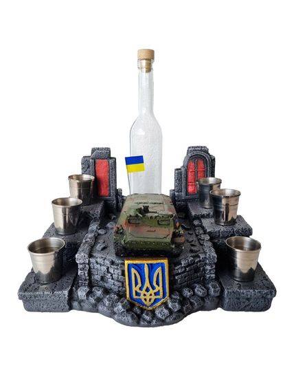 Декоративная подставка "Украинский тягач МТ-ЛБ" №2 | Зображення 1
