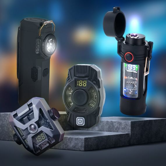 Багатофункціональний ліхтар D66 COB з Li-Ion акумулятором, індикацією заряду та запальничкою, ЗУ Type-C (46811-d66-cob_209) | Зображення 3