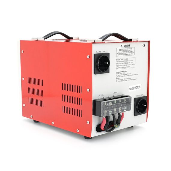 Стабілізатор напруги Conter MSER 10000 VA-V2/7500W однофазний, сервопривід, монтажу підлоги, LED дисплей, діапазон 130-260V, | Зображення 2