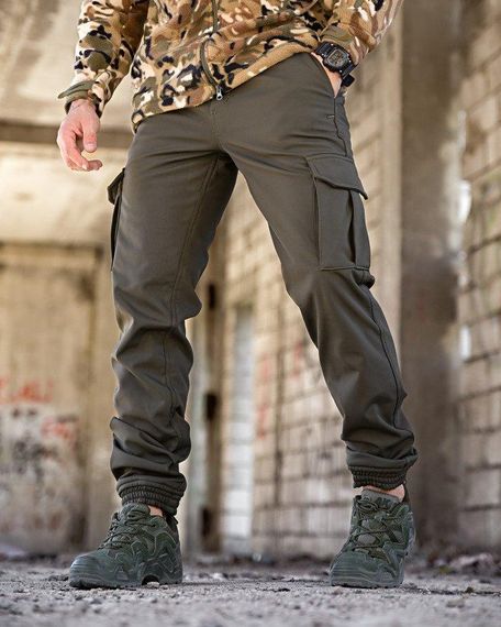 Зимові штани soft shell BANDIT олива ТР6407 | Зображення 1