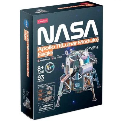 Пазл Cubic Fun 3D NASA Лунный модуль Орел миссии Аполлон-11 (DS1058h)