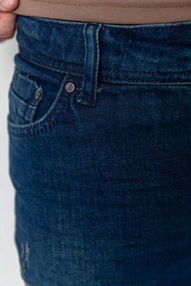 Джинси чоловічі рвані, колір синій, 157R4484 | Зображення 4