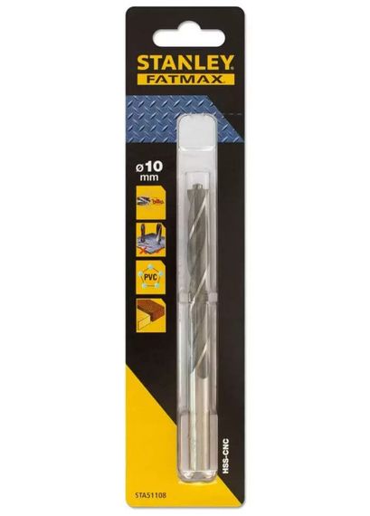 Свердло по металу Stanley Fatmax 10 мм (STA51108)
