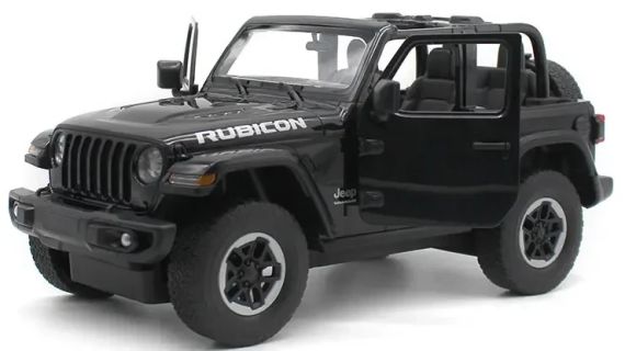 Машинка Rastar JEEP Wrangler Rubicon на радіокеруванні. 1:14. Чорний | Зображення 2