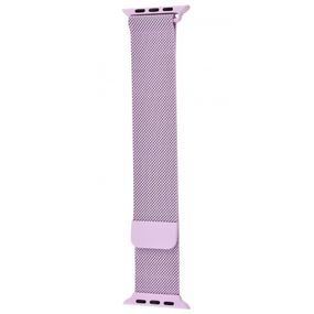 Ремешок Apple Watch Milanese Loop 38/40/41 mm, ремешок для часов apple, ремешок магнитный для смарт часов light purple