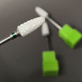 Фреза кукурузка керамика с зеленой насечкой