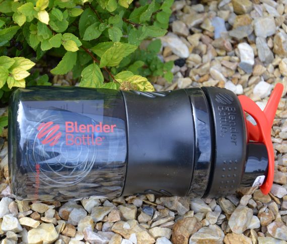 Спортивний шейкер (пляшка) BlenderBottle SportMixer Flip 20oz/590ml Black/Red | Зображення 3