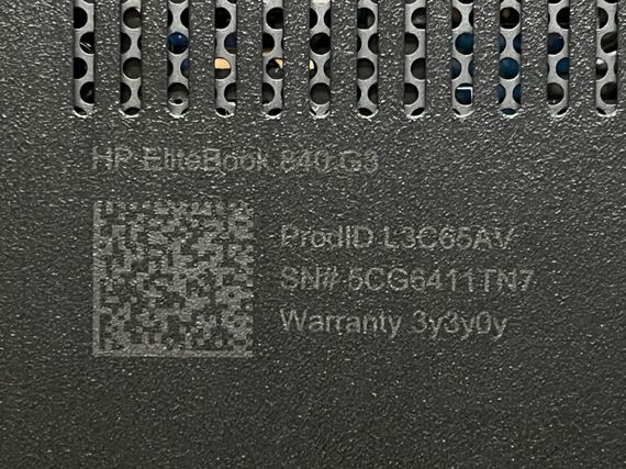 Ноутбук HP EliteBook 840 G3 / 14" (1920x1080) TN / Intel Core i5-6300U (2 (4) ядра по 2.4 - 3.0 GHz) / 8 GB DDR4 / 120 GB SSD / Intel HD Graphics 520 / WebCam / АКБ не держит б/у | Зображення 6