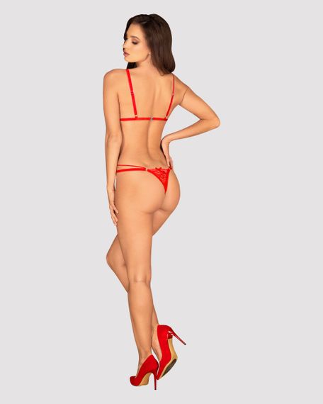Боді Obsessive Lovlea Червоний L/XL | Зображення 3