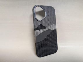 Чехол для iPhone 16 / Айфон 16, LUXO Life Carbon, ультратонкий, MagSafe, серый